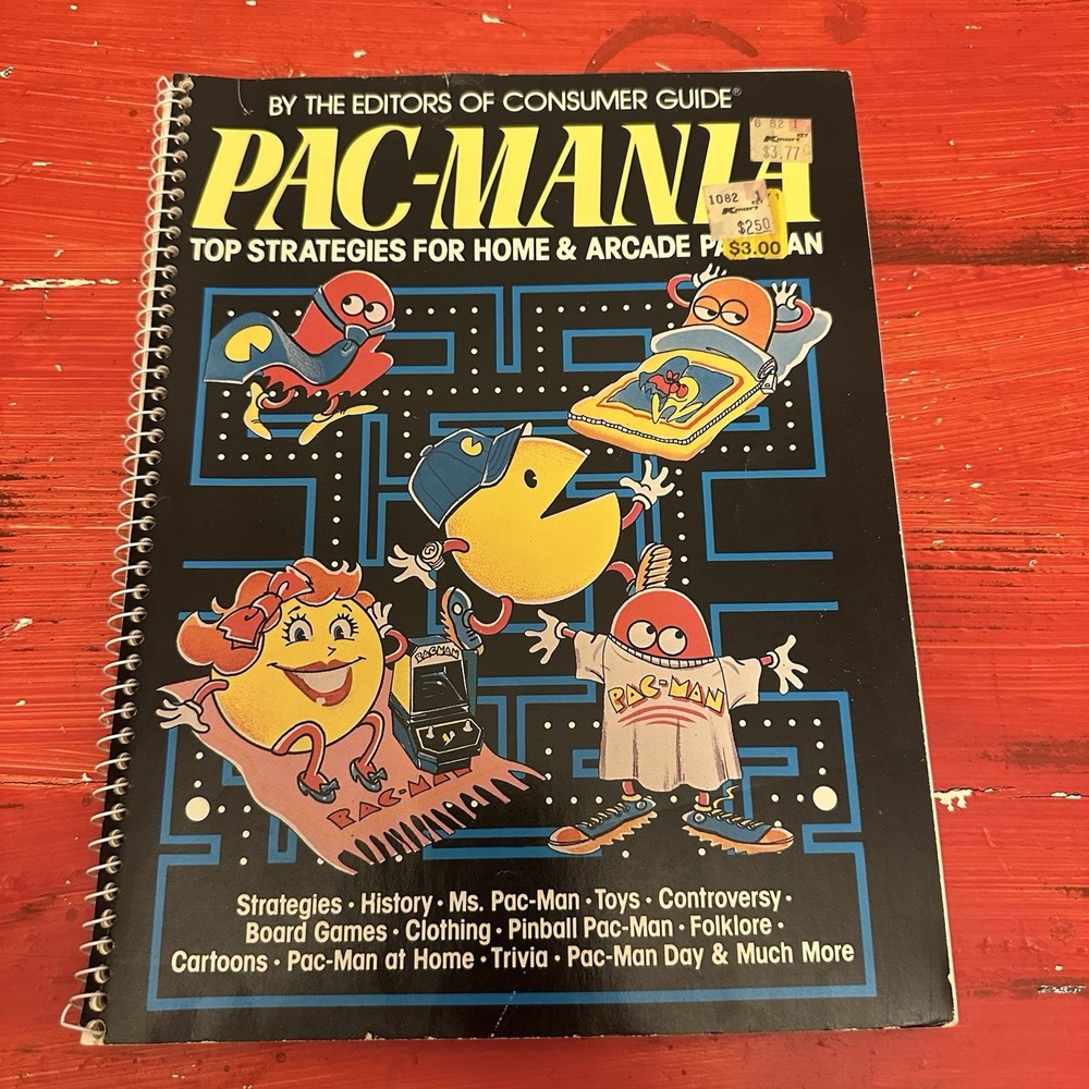 Pac-Mania Man Top‎ Strategies History Comics Memorabilia 1982 Arcade Game Guide